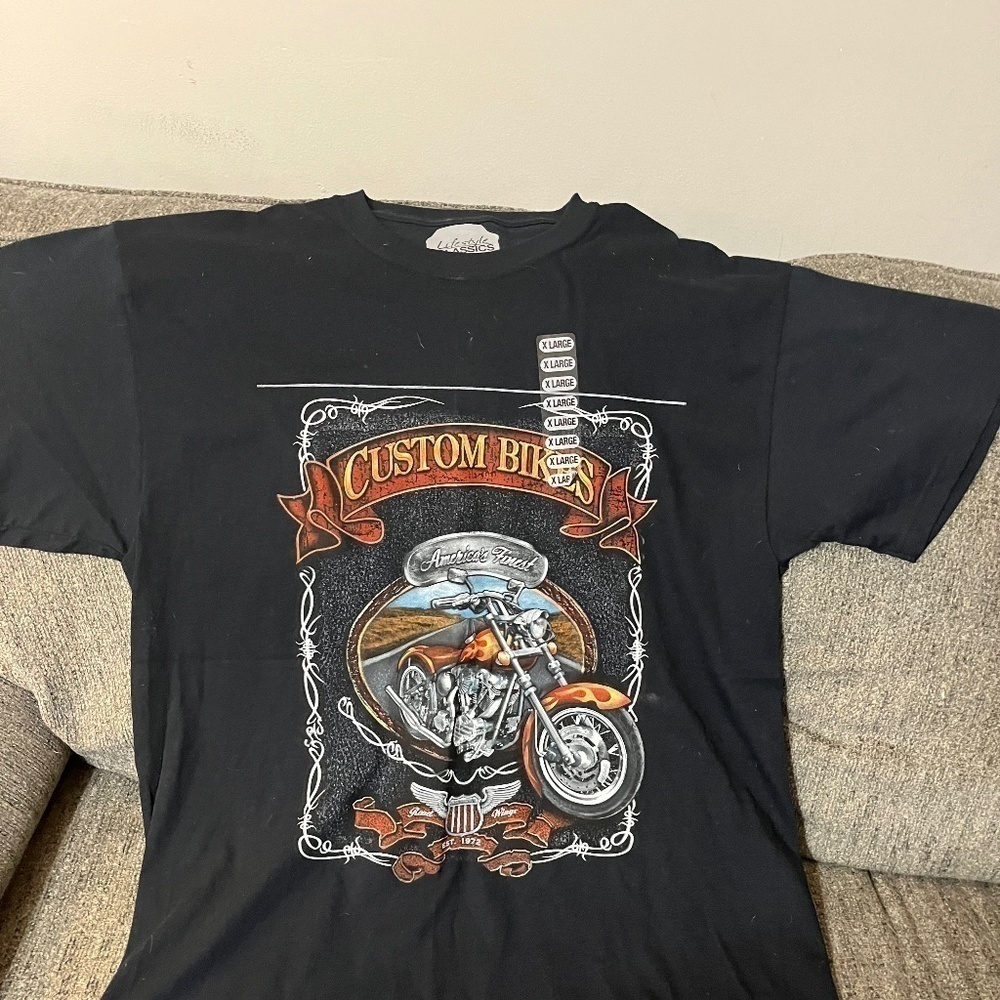 Lifestyle Classics Custom Bikes Americas Finest Black T Shirt Men’s XL